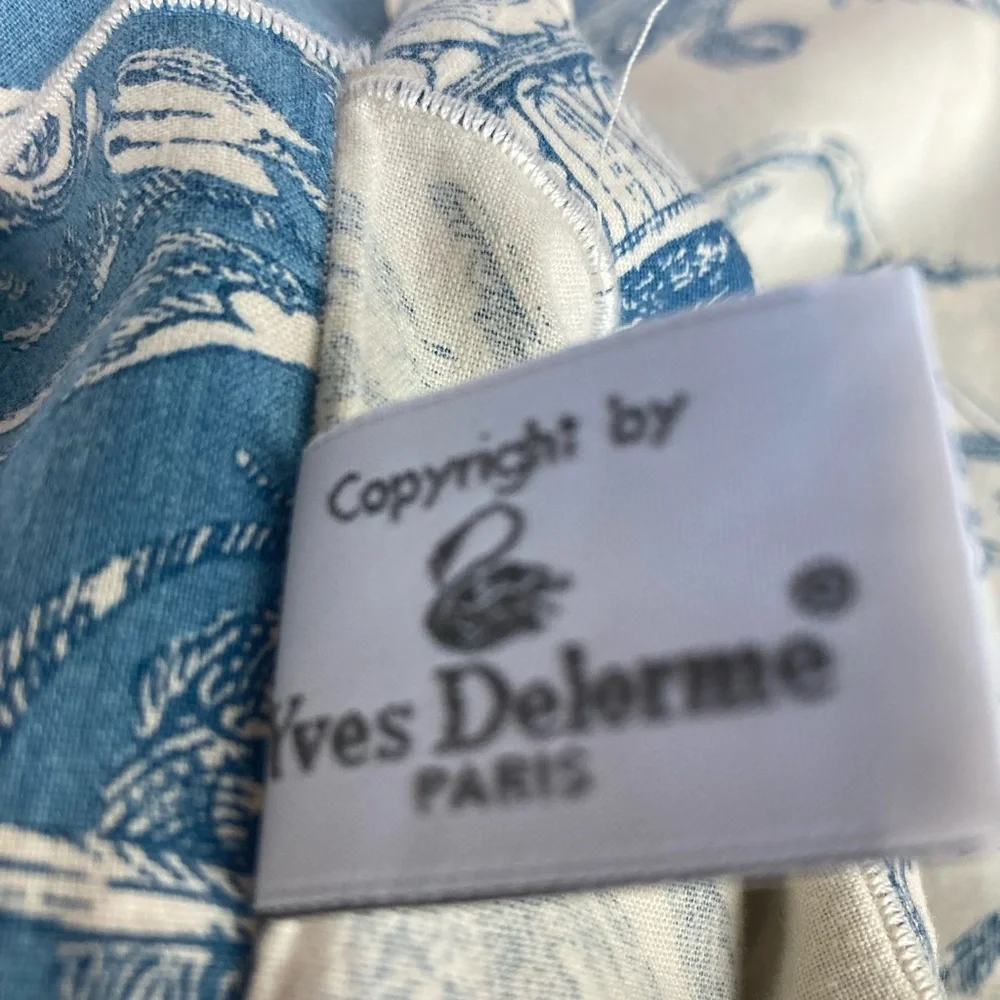 Vintage Yves Delorme King pillow shams - Picture 6 of 9